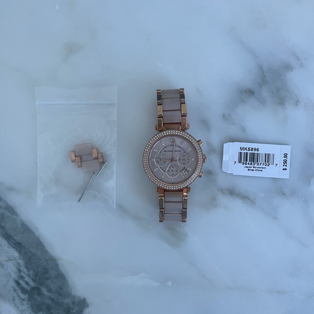 Michael Kors Diamond Face Rose Gold Watch